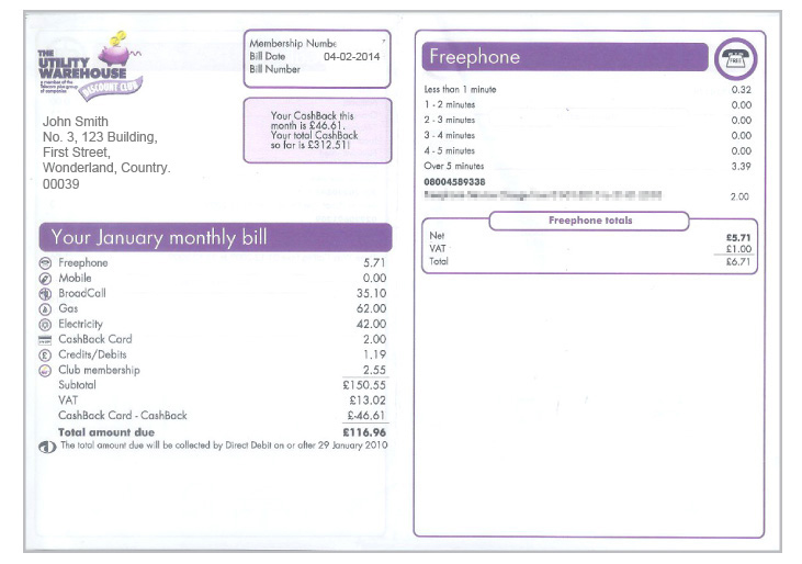  Utility Bill1
